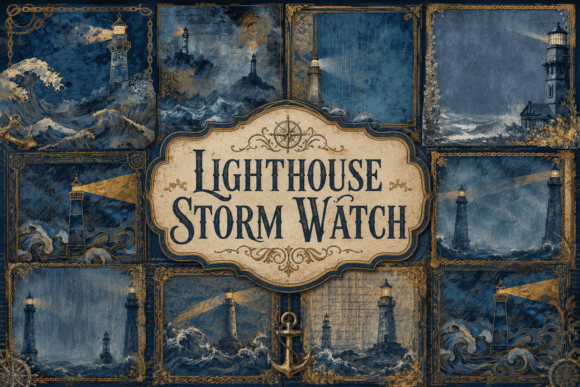 Download Lighthouse Storm Watch - Light Collection